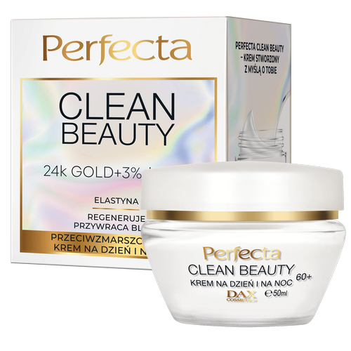Perfecta Clean Beauty – Przeciwzmarszczkowy krem na dzień i na noc 60+